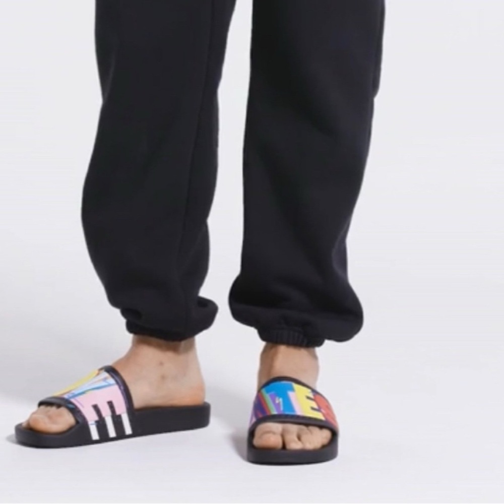 adidas Multicolor Slide Sandals